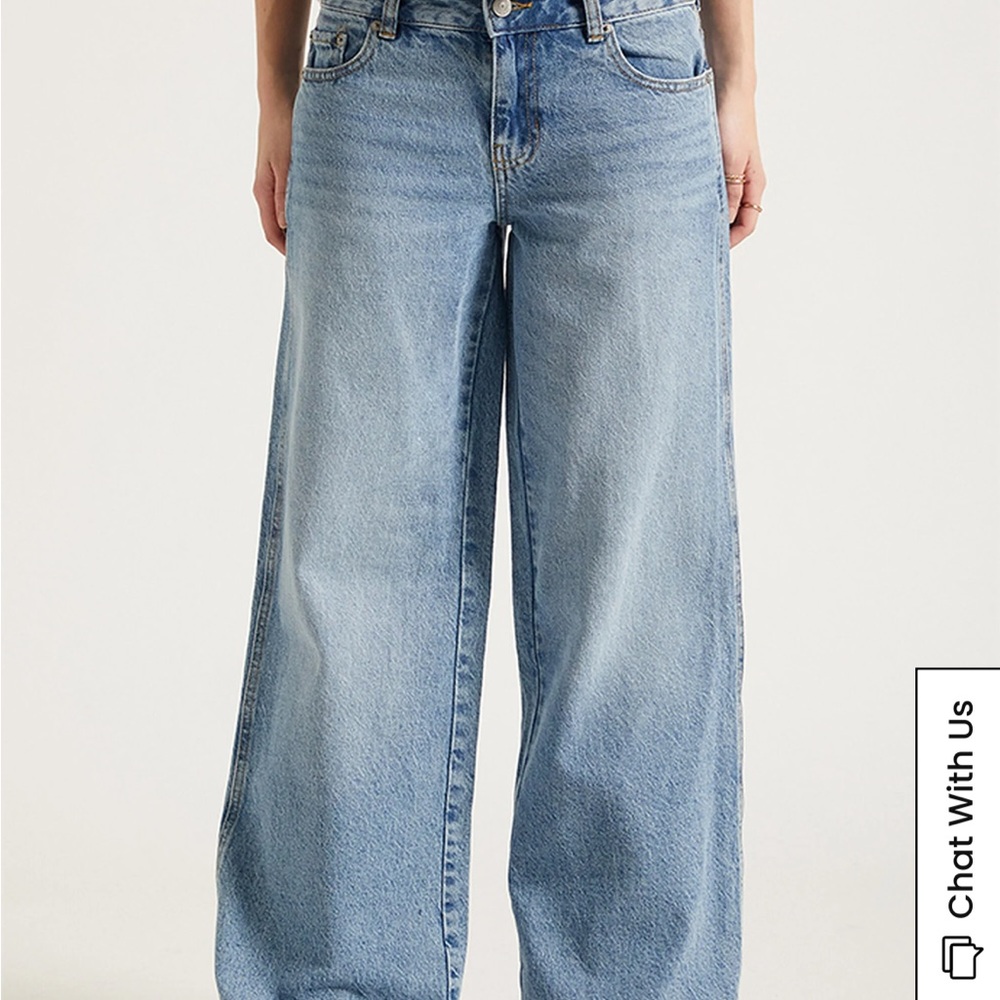 Pacsun Casey low rise baggy jeans Astrid - medium indigo